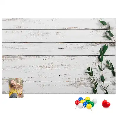 Tableau en liège déco Grain de bois naturel