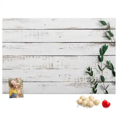 Tableau en liège déco Grain de bois naturel