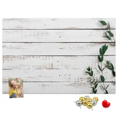 Tableau en liège déco Grain de bois naturel