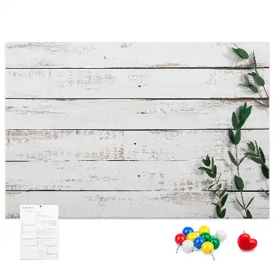 Tableau en liège déco Grain de bois naturel