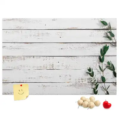 Tableau en liège déco Grain de bois naturel