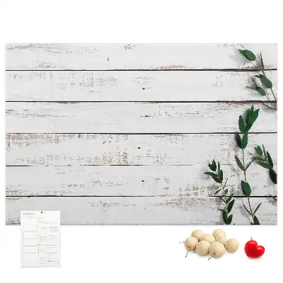 Tableau en liège déco Grain de bois naturel