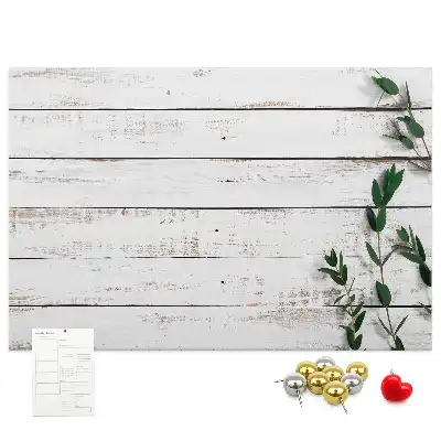 Tableau en liège déco Grain de bois naturel