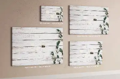 Tableau en liège déco Grain de bois naturel
