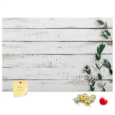 Tableau en liège déco Grain de bois naturel