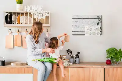 Tableau en liège déco Grain de bois naturel
