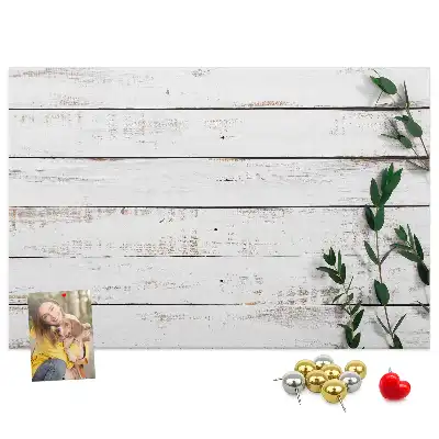 Tableau en liège déco Grain de bois naturel