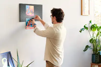Tableau en liège déco Vagabond dans l'obscurité
