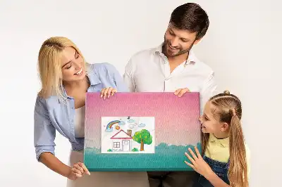Tableau de liège dégradé ciel