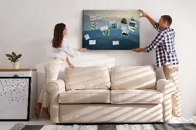 Tableau d’affichage en liège Vue abstraite horizon