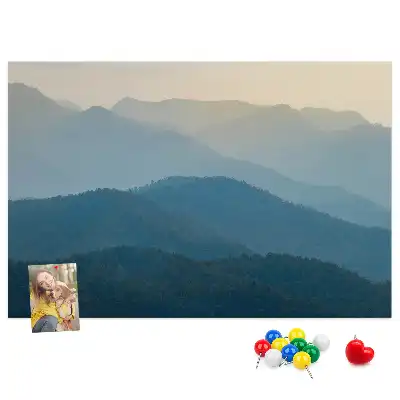Tableau d’affichage en liège Vue abstraite horizon