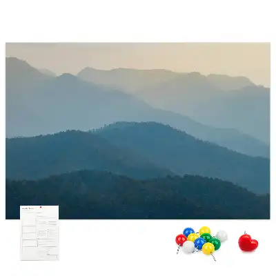 Tableau d’affichage en liège Vue abstraite horizon