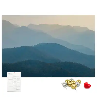 Tableau d’affichage en liège Vue abstraite horizon