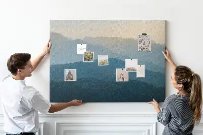 Tableau d’affichage en liège Vue abstraite horizon
