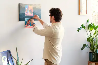 Tableau d’affichage en liège Vue abstraite horizon