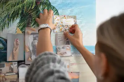 Tableau en liège déco Plage de vacances