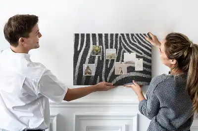 Tableau de liège Motif zèbre