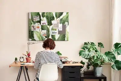 Tableau en liège décoratif Feuilles de palmiers