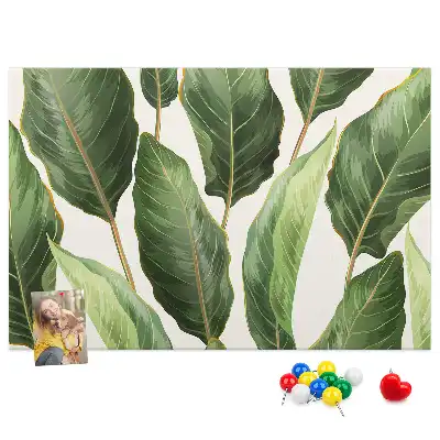 Tableau en liège décoratif Feuilles de palmiers