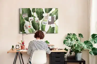 Tableau en liège décoratif Feuilles de palmiers