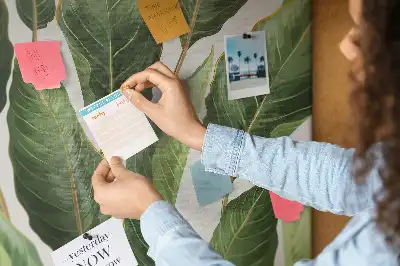 Tableau en liège décoratif Feuilles de palmiers