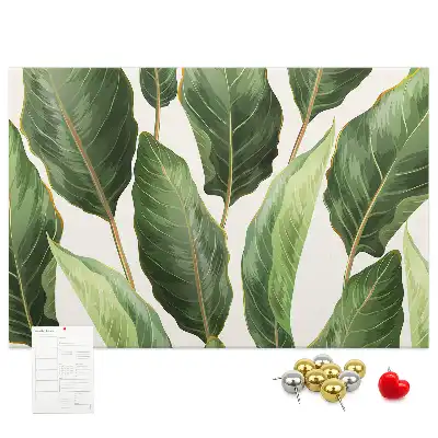 Tableau en liège décoratif Feuilles de palmiers