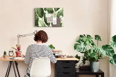 Tableau en liège décoratif Feuilles de palmiers