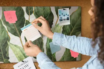 Tableau en liège décoratif Feuilles de palmiers