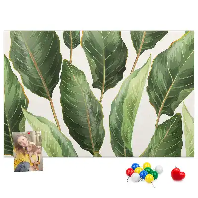 Tableau en liège décoratif Feuilles de palmiers