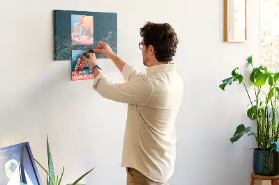 Tableau d’affichage en liège Croquis de montagnes