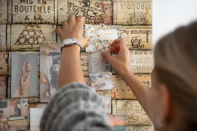 Tableau d’affichage en liège Bouchons de vin