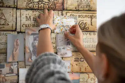 Tableau d’affichage en liège Bouchons de vin