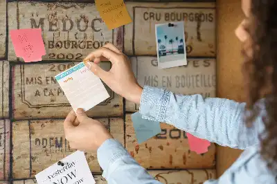 Tableau d’affichage en liège Bouchons de vin