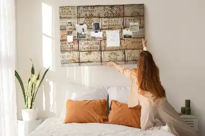 Tableau d’affichage en liège Bouchons de vin