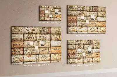 Tableau d’affichage en liège Bouchons de vin