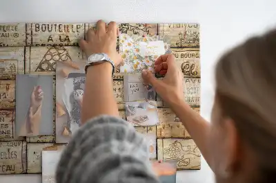 Tableau d’affichage en liège Bouchons de vin