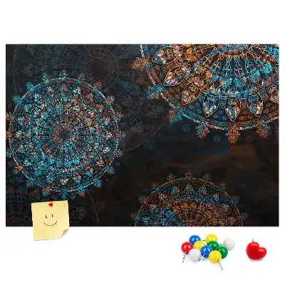 Tableau en liège décoratif motif mandala