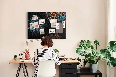 Tableau en liège déco Motif mandala