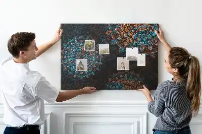 Tableau en liège déco Motif mandala