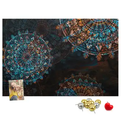 Tableau en liège déco Motif mandala