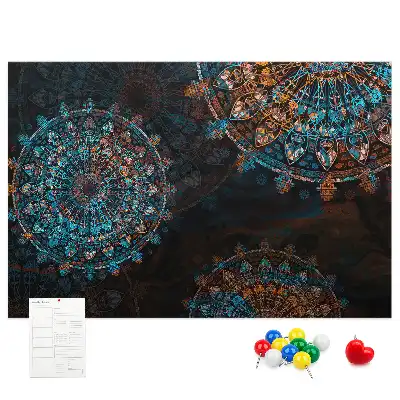 Tableau en liège déco Motif mandala