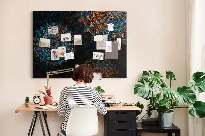 Tableau en liège déco Motif mandala