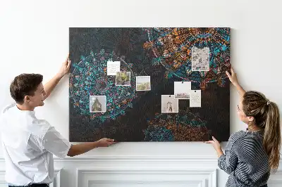 Tableau en liège déco Motif mandala