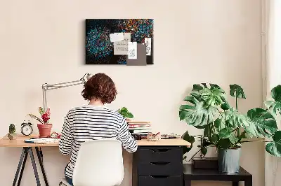 Tableau en liège déco Motif mandala