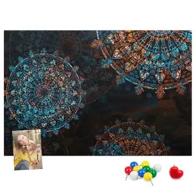 Tableau en liège déco Motif mandala