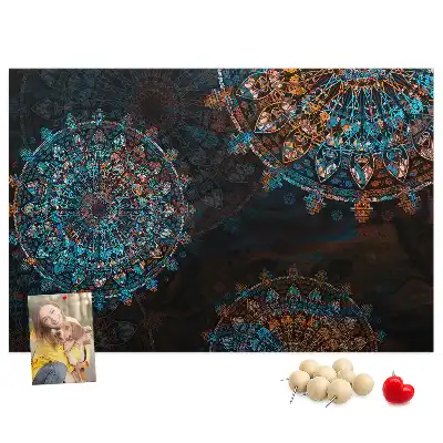 Tableau en liège déco Motif mandala