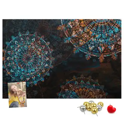 Tableau en liège déco Motif mandala