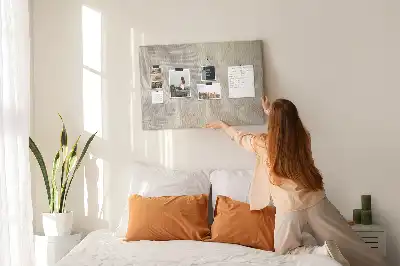 Tableau d’affichage en liège Ombre de palmier sable