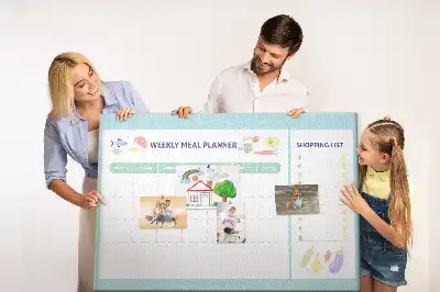 Tableau d’affichage en liège Planificateur de repas diététiques