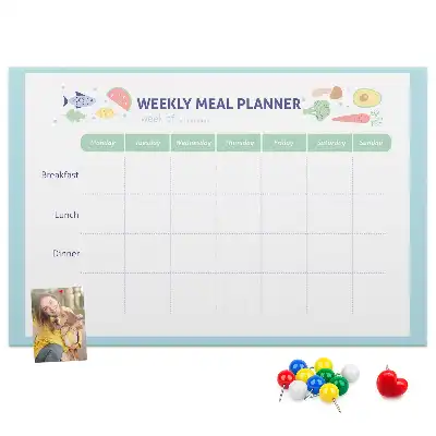 Tableau de liège Cuisine organisateur de menu